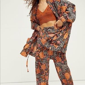 Free People Slinkin’ Robe & Harem Set